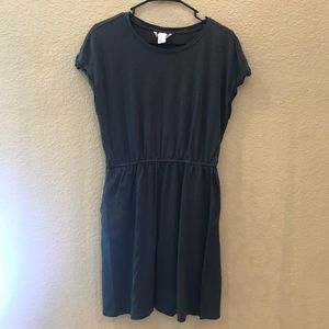 Dark green t-shirt dress